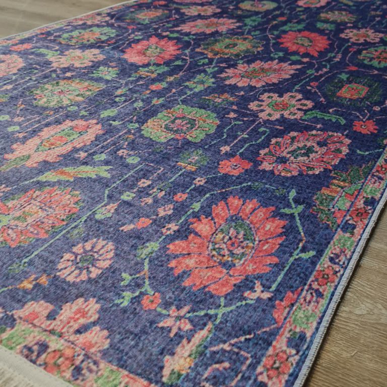 خرید فرشینه مدرن آبی