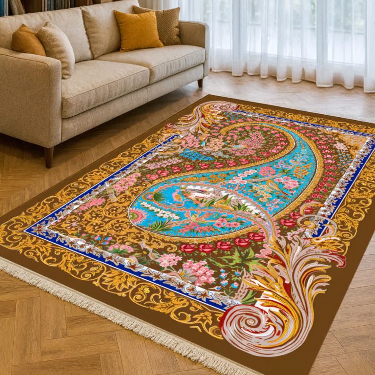 خرید فرشینه طرح ابریشمی