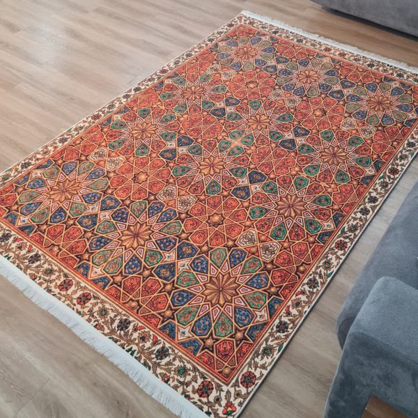 خرید فرشینه مدرن (2) خرید فرشینه مدرن قرمز