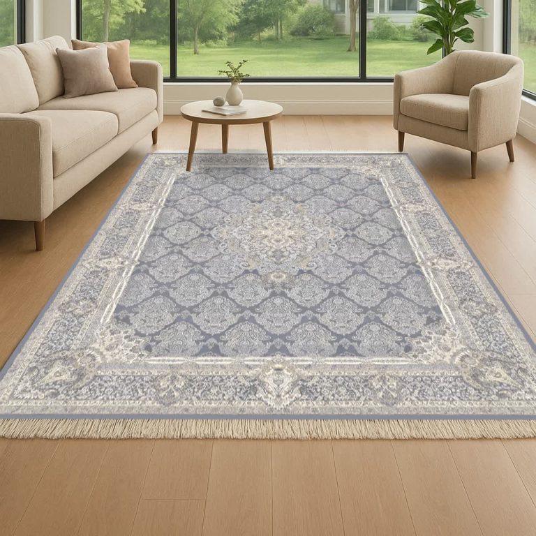 خرید فرشینه کلاسیک طوسی